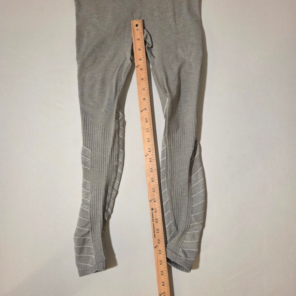 Blanqi Everyday Maternity Belly‎ Support Leggings Gray Small High Waist Seamless - Picture 5 of 9
